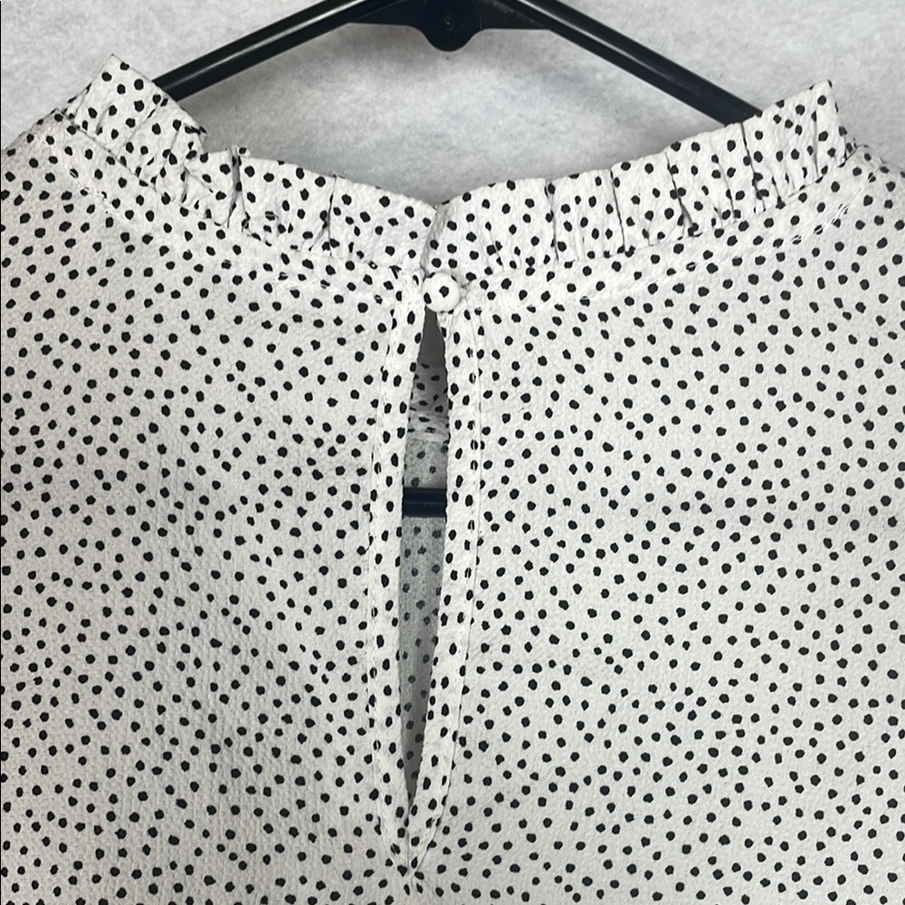 Maison D’Amelie Gray Smocked Puff Sleeve Blouse feminine balletcore